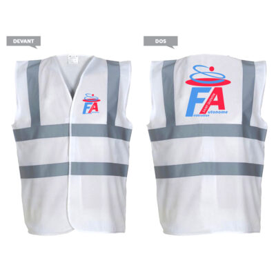 Gilet Sécurité Blanc FAFPT